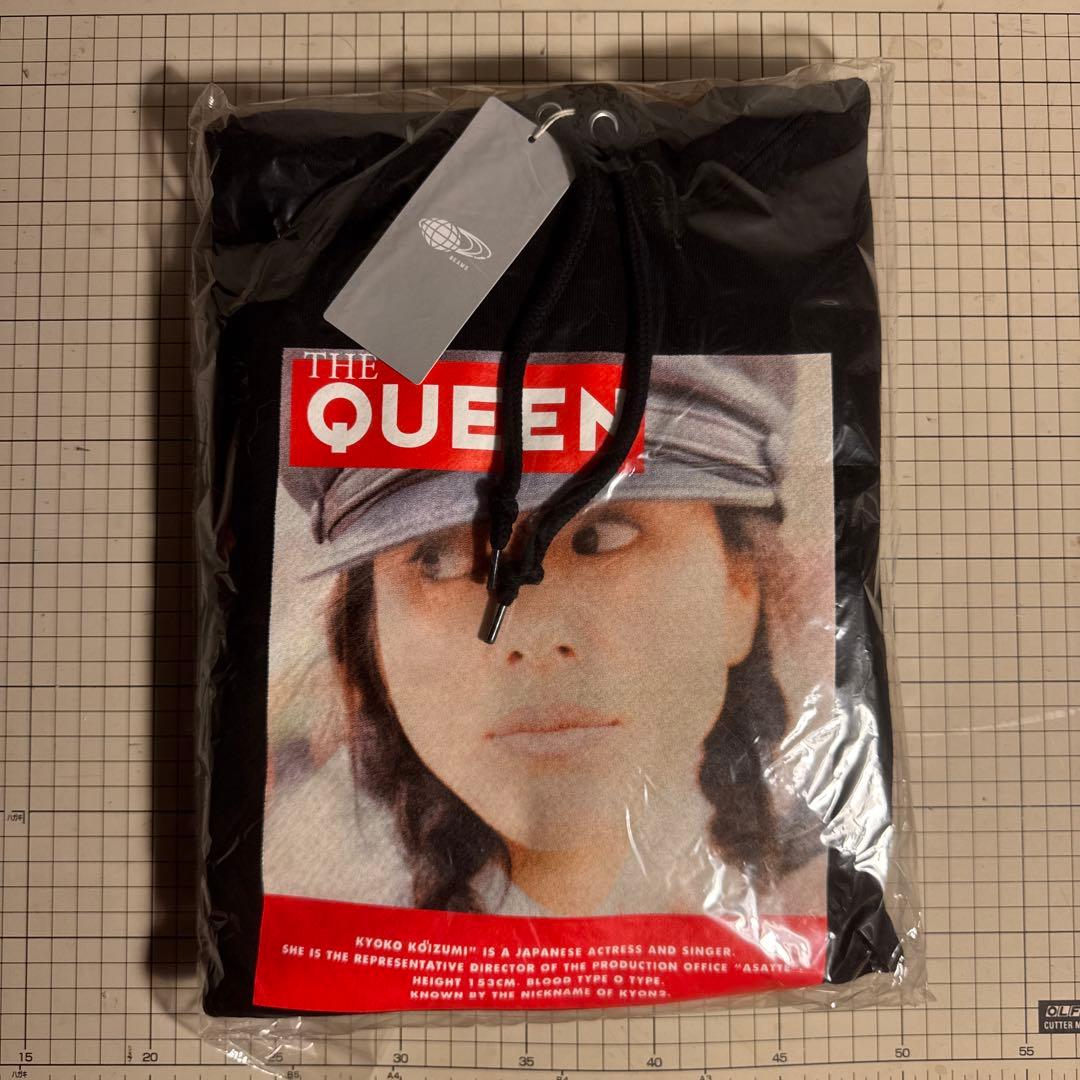 小泉今日子 GBbyBABA HOODIE QUEEN 黒