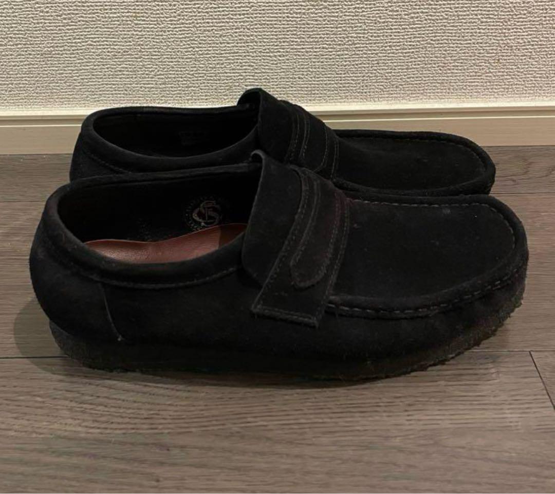 clarks ワラビー　ローファー　ブラック