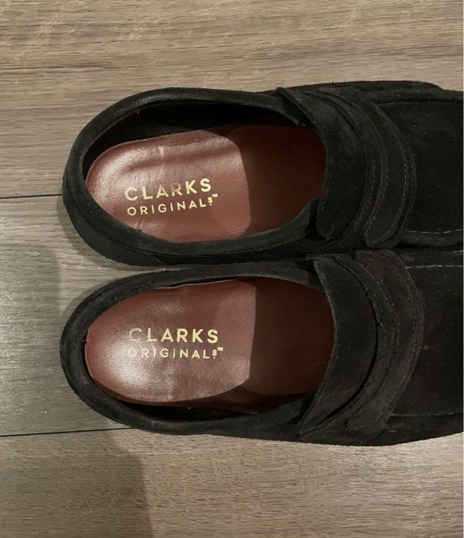 clarks ワラビー　ローファー　ブラック