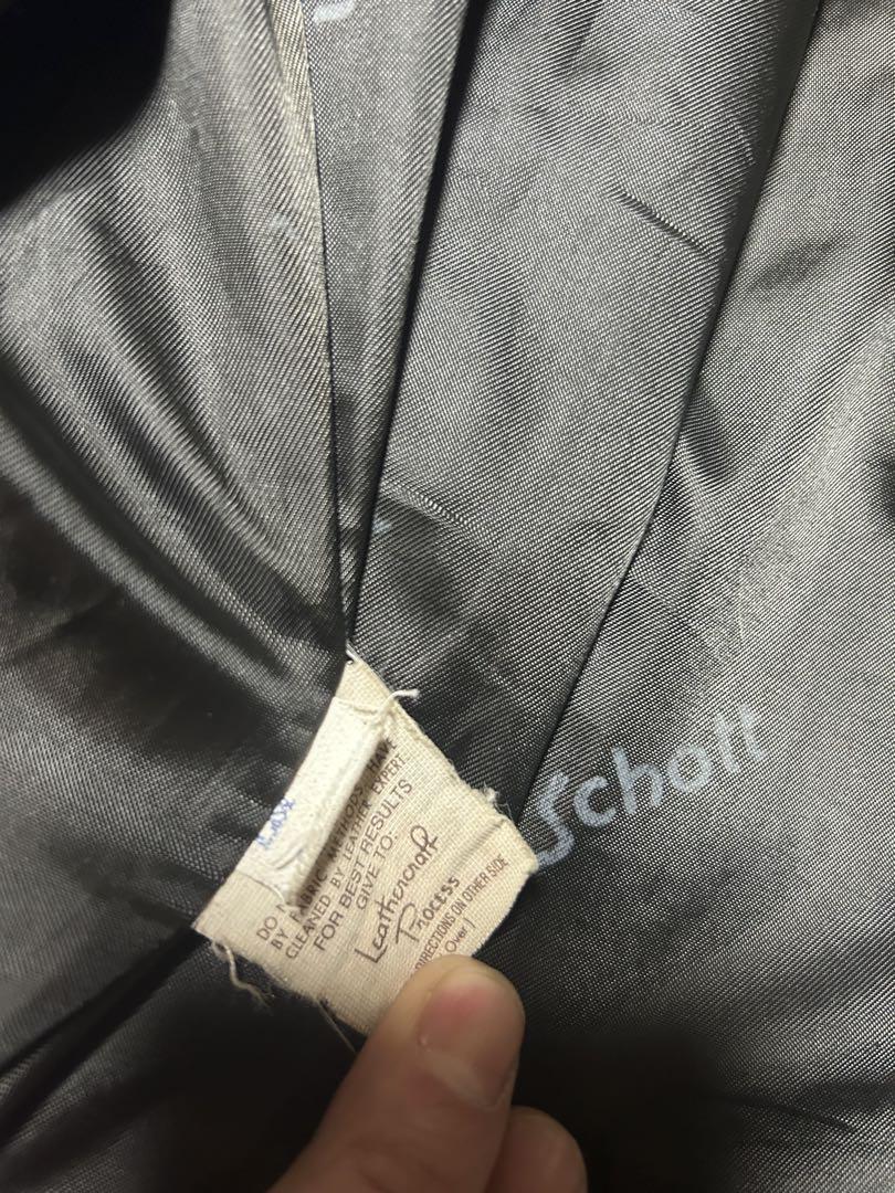 schott 襟付きシングルライダース size36