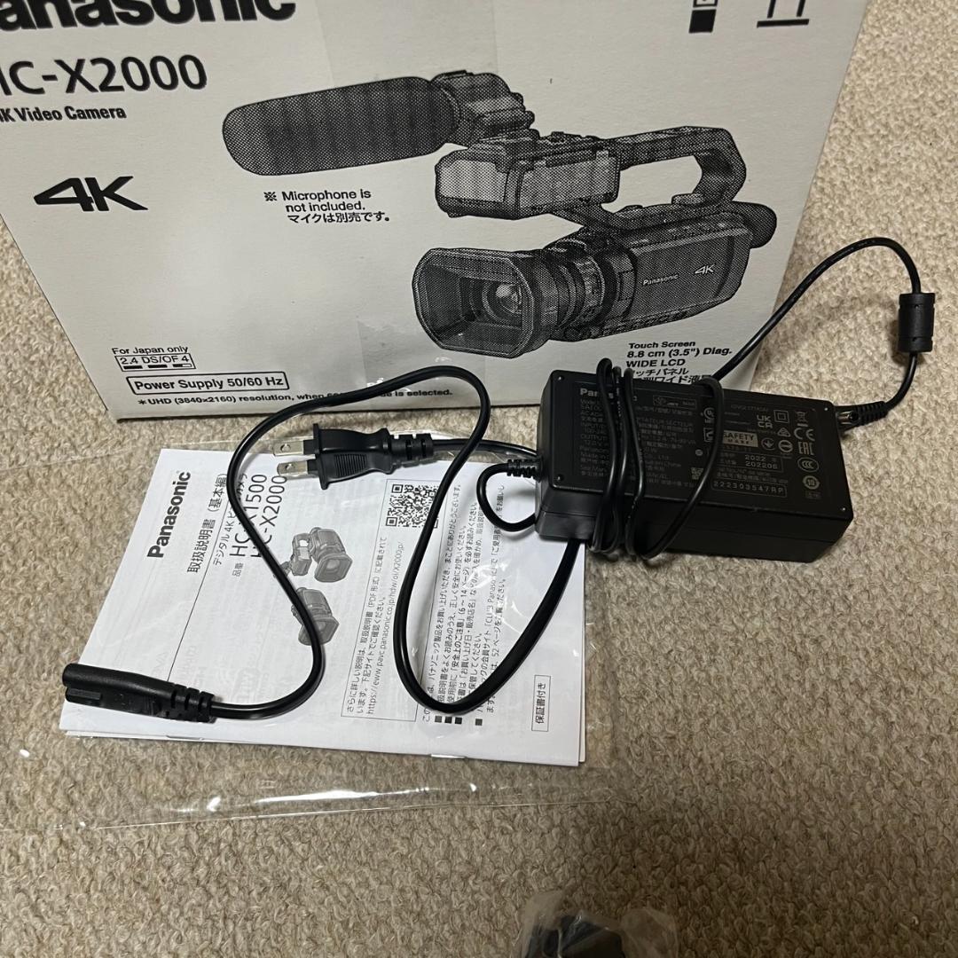 ビデオカメラ HC-X2000