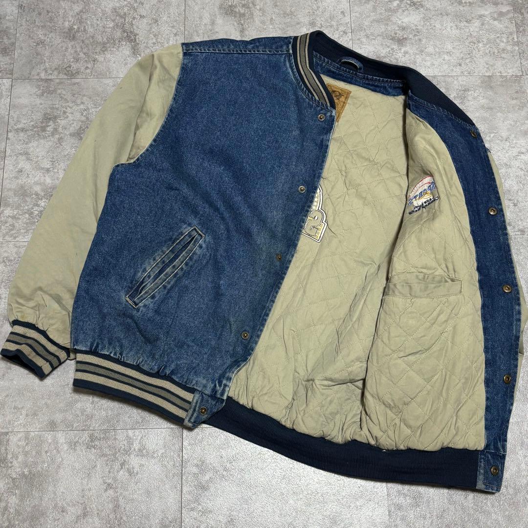 “GEAR ギア アメリカ古着 デニム 中綿コットンスタジャン “GEAR ギア アメリカ古着 デニム 中綿コットンスタジャン