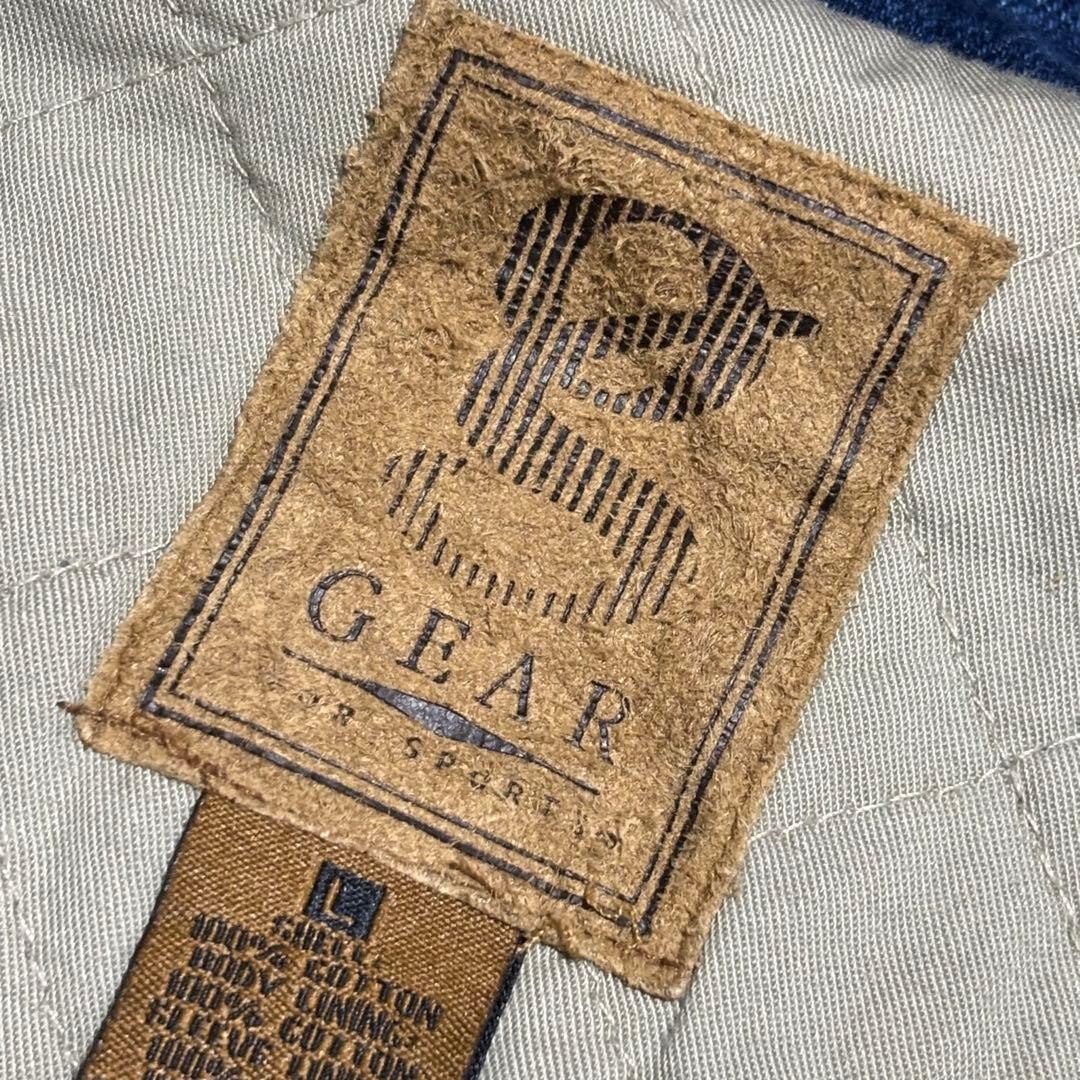 “GEAR ギア アメリカ古着 デニム 中綿コットンスタジャン “GEAR ギア アメリカ古着 デニム 中綿コットンスタジャン