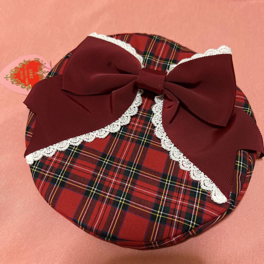 本日まで♡タータンチェックベレー