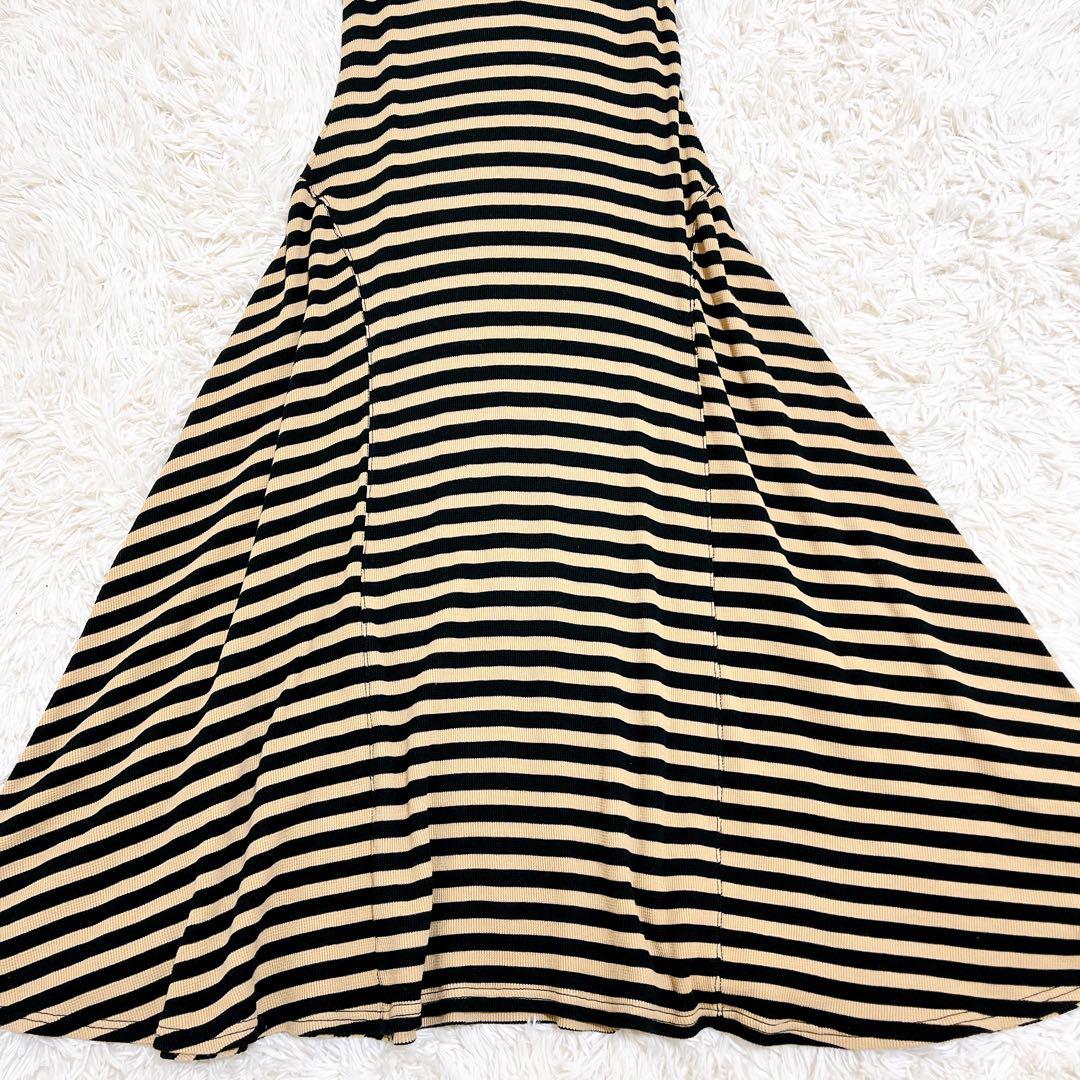 美品✨ラルフローレン ニットロングワンピース マキシ丈 フレア