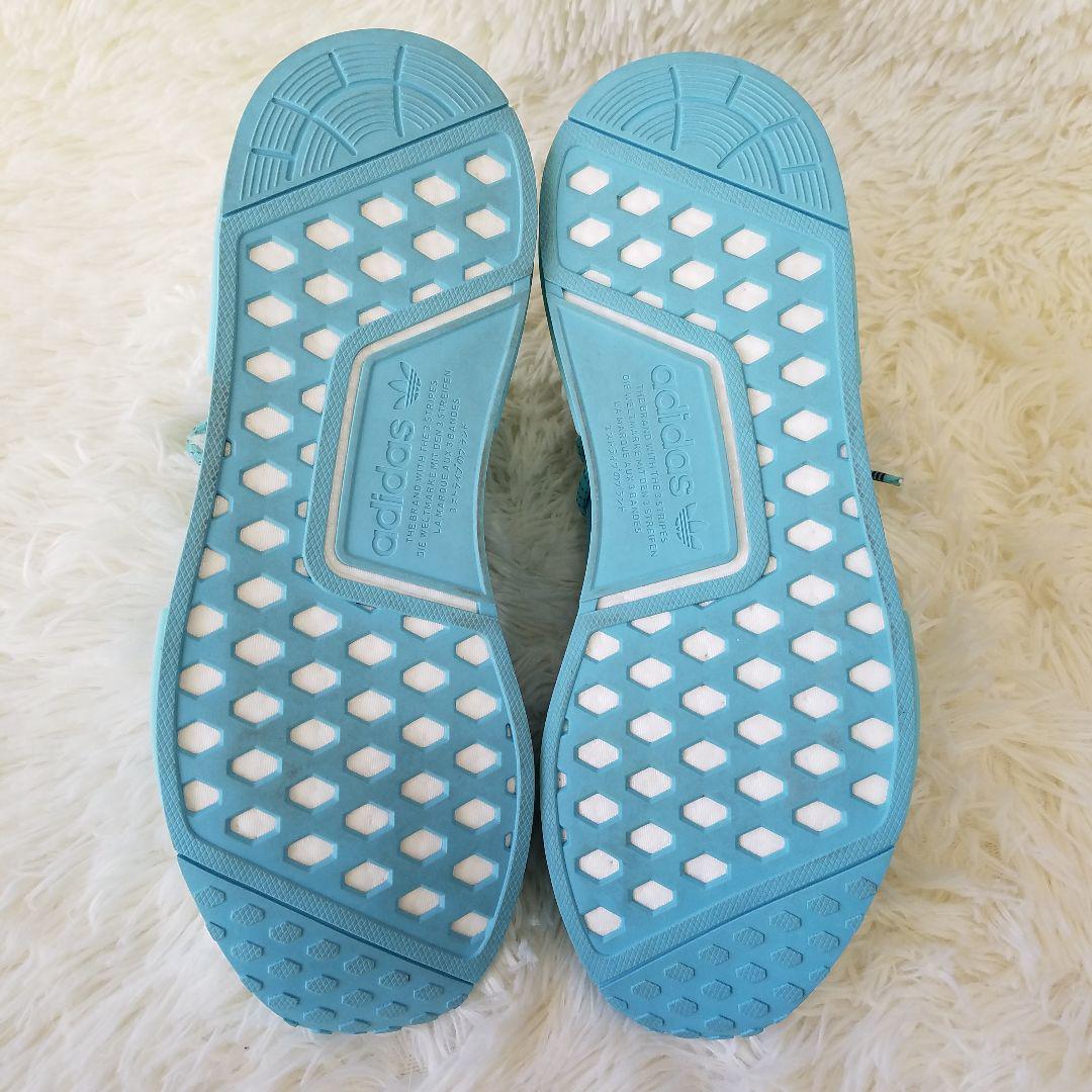 美品✨【PHARRELL × ADIDAS】NMD スニーカー クリアアクア