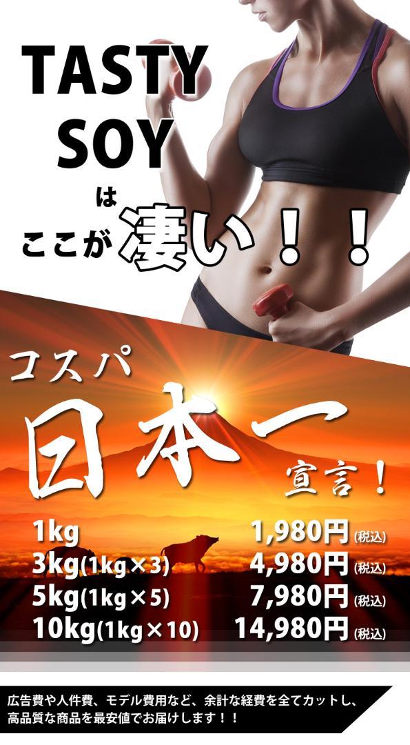 国産即納 国産 ソイプロテイン10kg 1㎏×10個 プレーン 最安値挑戦 大豆プロテイン NfTdA-m80380006026 100%新品新品