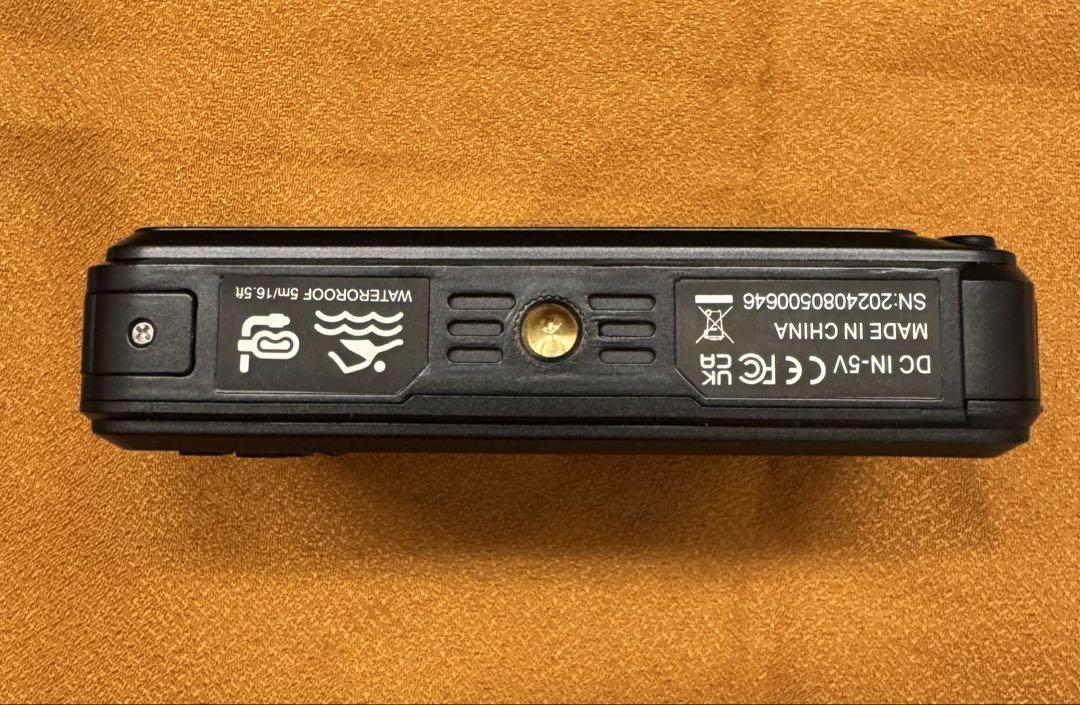Bluemake 防水コンパクトデジタルカメラ ブラック TT-WD1300