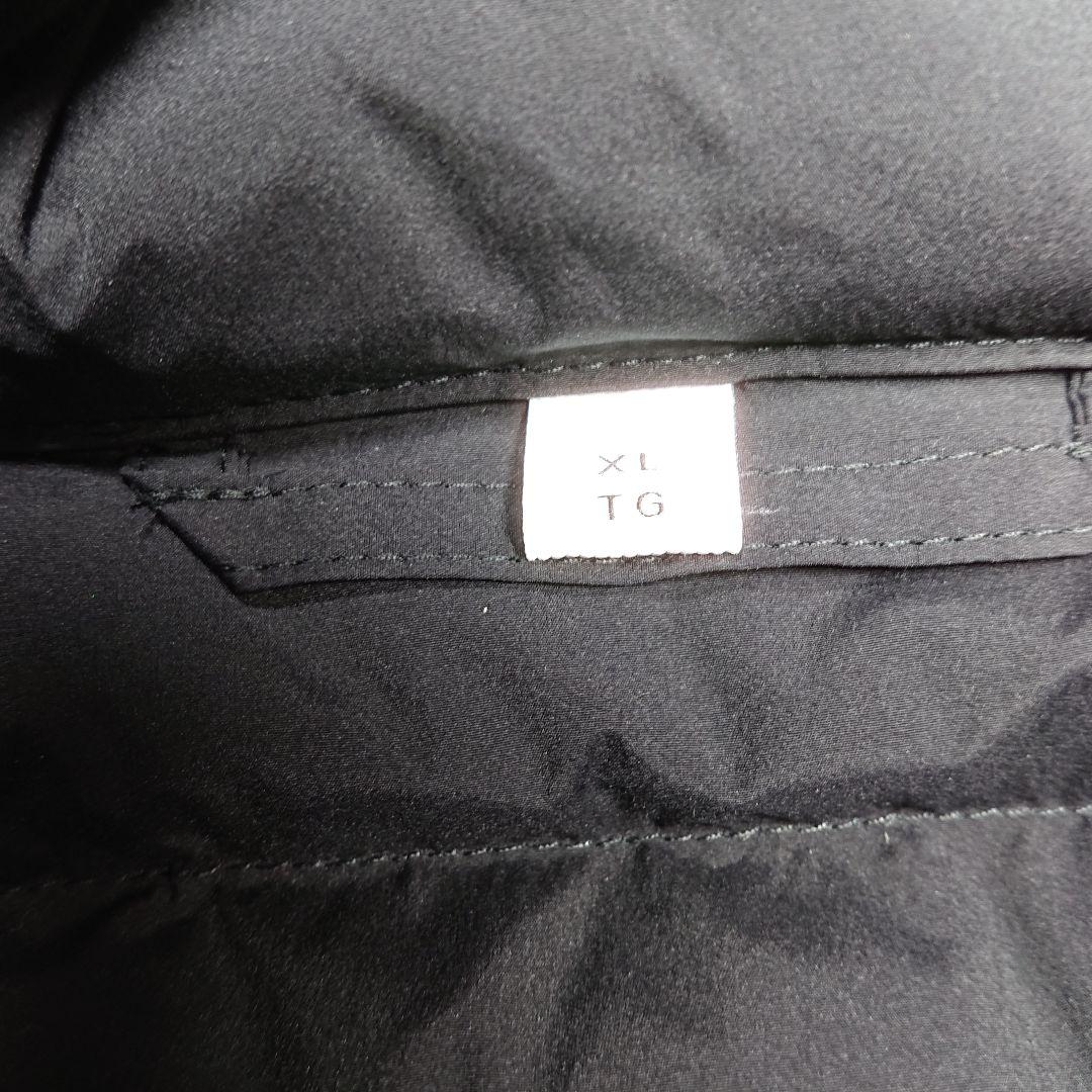 極美品✨BURBERRY フード付 ダウンコート ミドル丈 ブラック XL