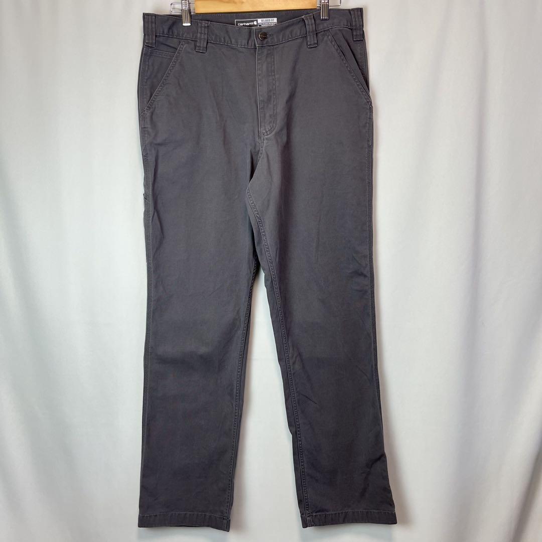 00s y2k Carhartt ワイド ワークパンツ グレー 36X34
