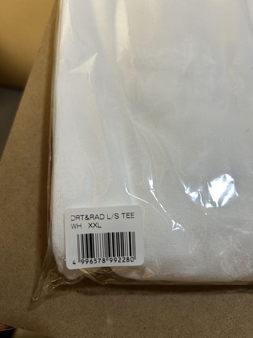 ラッドセンス×DRT ロングスリーブTシャツ ロンT ホワイト白 XXL