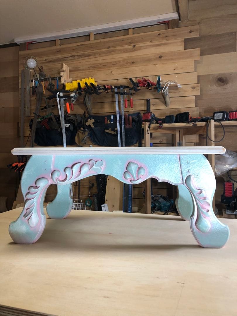 ハンドメイド小さめセンターテーブル