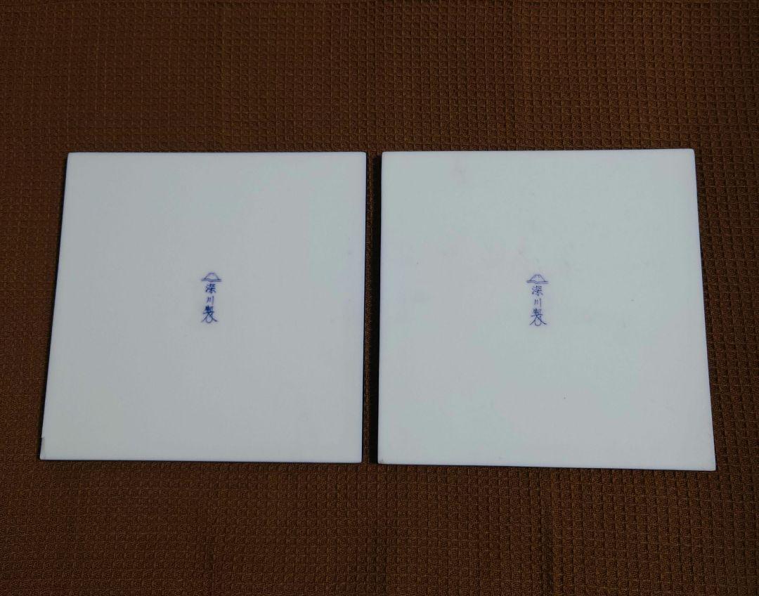 瑠璃　15cm陶板