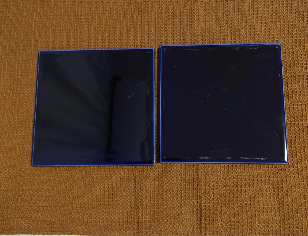 瑠璃　15cm陶板