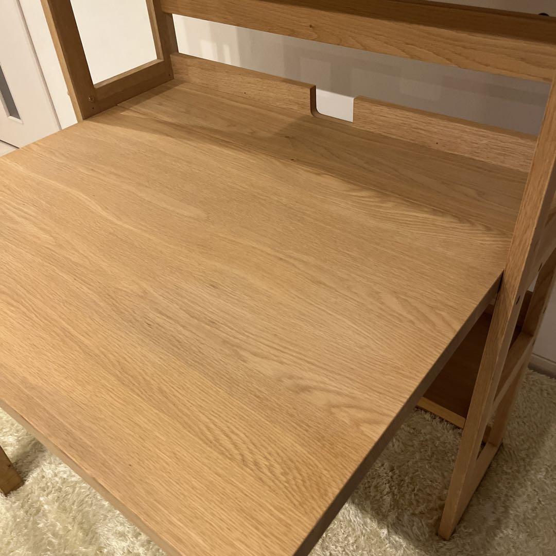 カリモク　ボナシェルタ机と棚