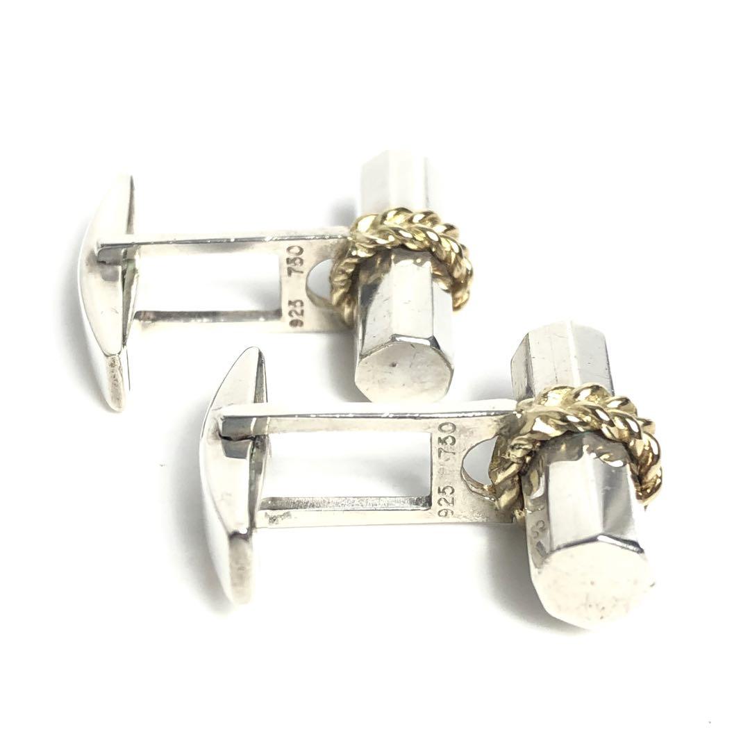 Tiffany ティファニー カフス 750×925 メンズ コンビ YG×SV Tiffany ティファニー カフス 750×925 メンズ コンビ YG×SV