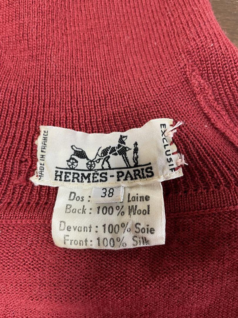 【HERMES-PARIS 38 タートルネックセーター】