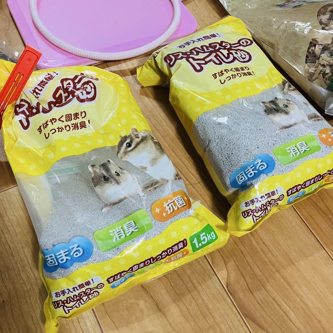 ハムスター　飼育セット　夢みるお城　ケージ　トイレ　ヒーター　など　12点