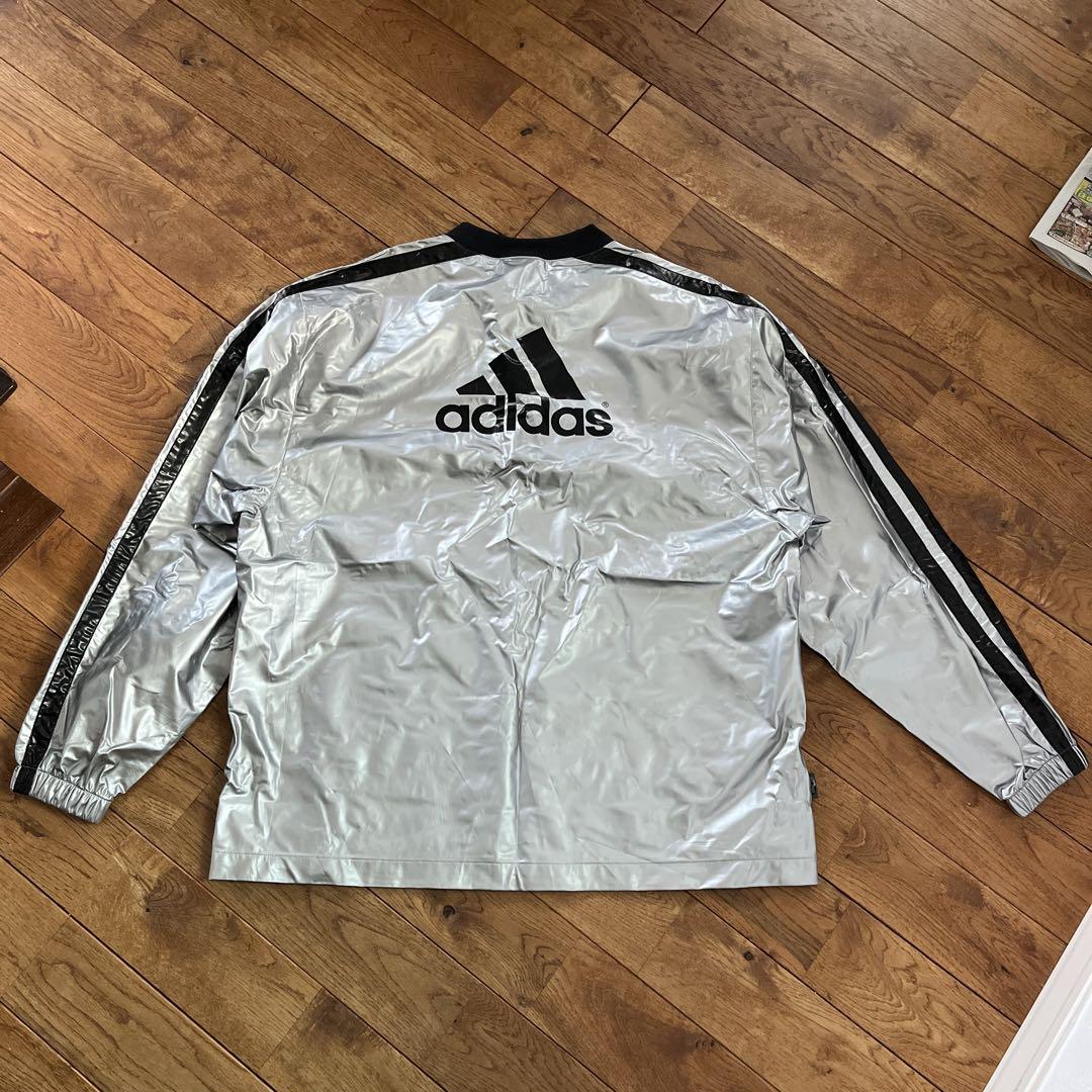 adidas ピステ Vジャン ウィンドシャツ ジャンパー 光沢 野球 サッカー