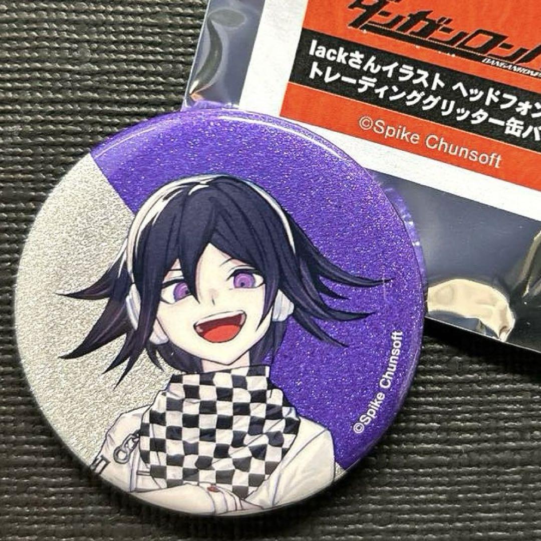 お礼や感謝伝えるプチギフト ダンガンロンパ 王馬 グリッター缶バッジ lack タワーレコード ピンズ・ピンバッジ・缶バッジ