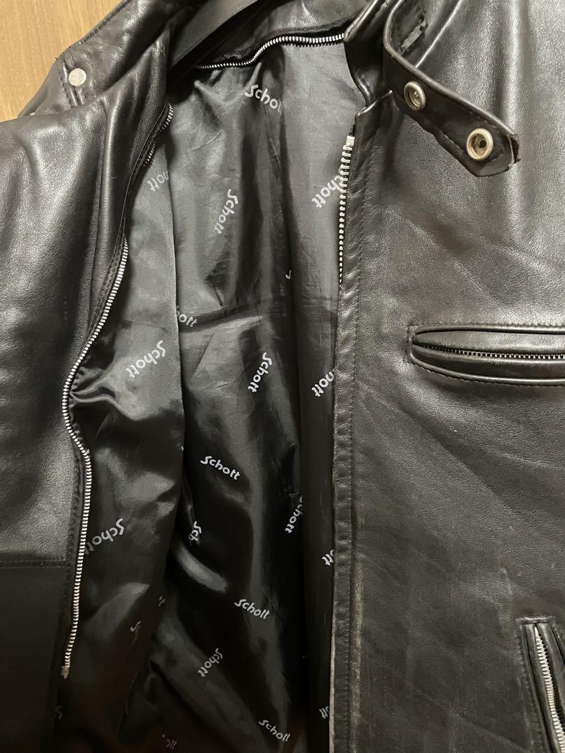 Schott レザーシングルライダースジャケットモデル641
