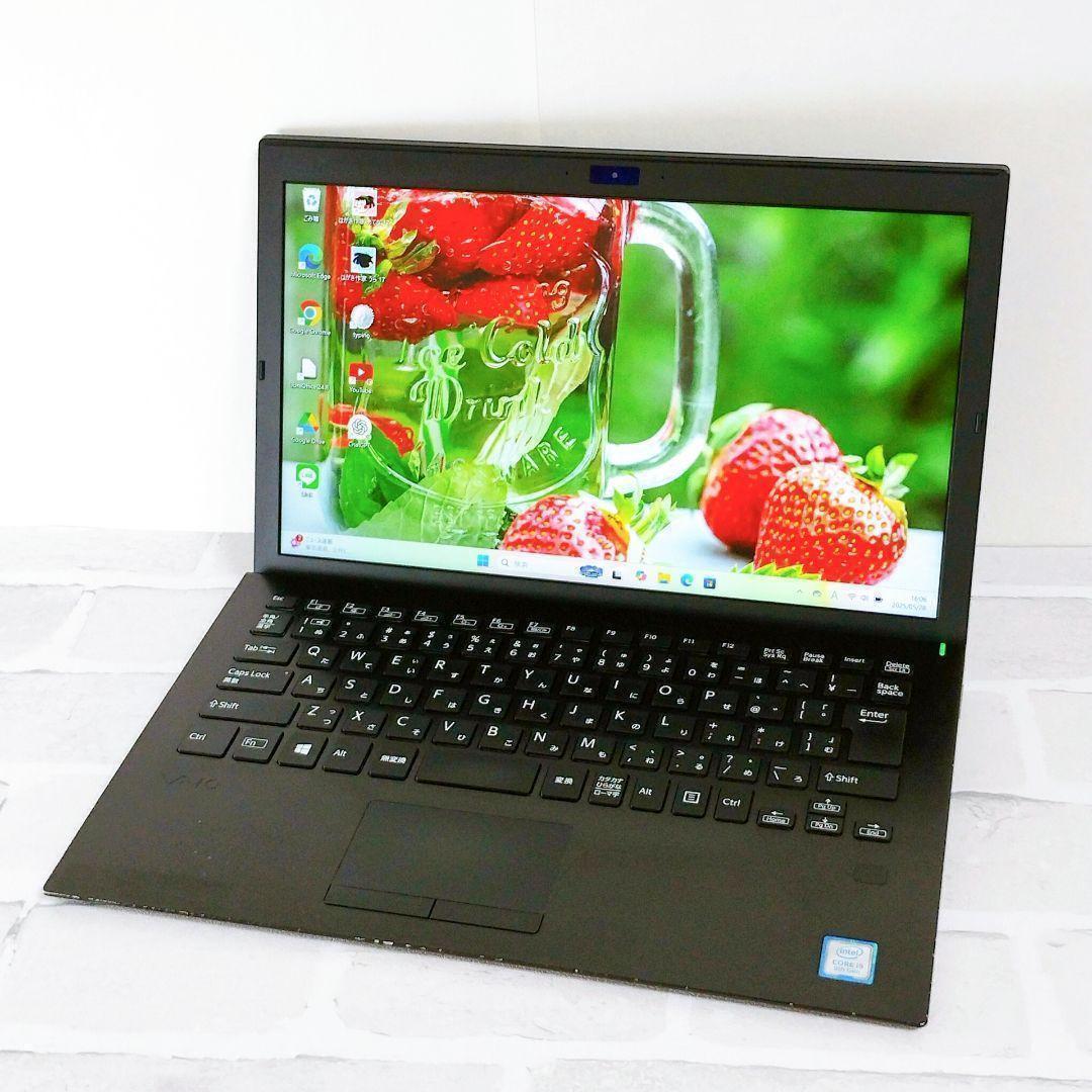 8j⭐️新品SSD ノートパソコン Windows11 カメラ付き VAIO 薄型 驚速！SSD✨薄型 VAIO✨最新 Windows11✨カメラ付 ノート