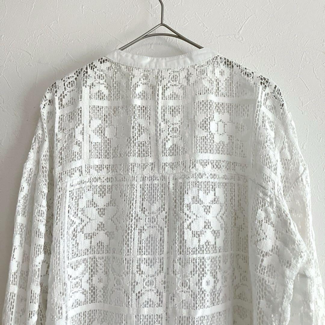 todayful トゥデイフル Block Lace Shirts ホワイト