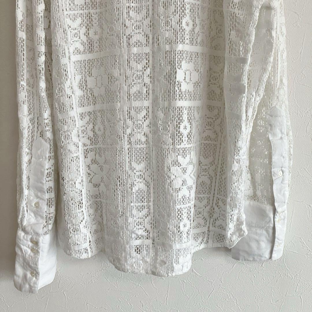 todayful トゥデイフル Block Lace Shirts ホワイト
