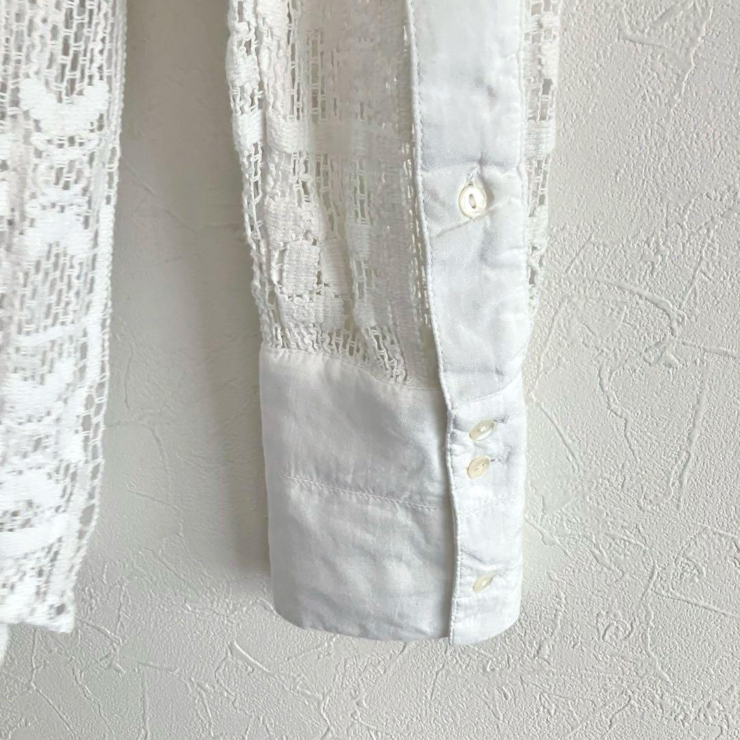 todayful トゥデイフル Block Lace Shirts ホワイト