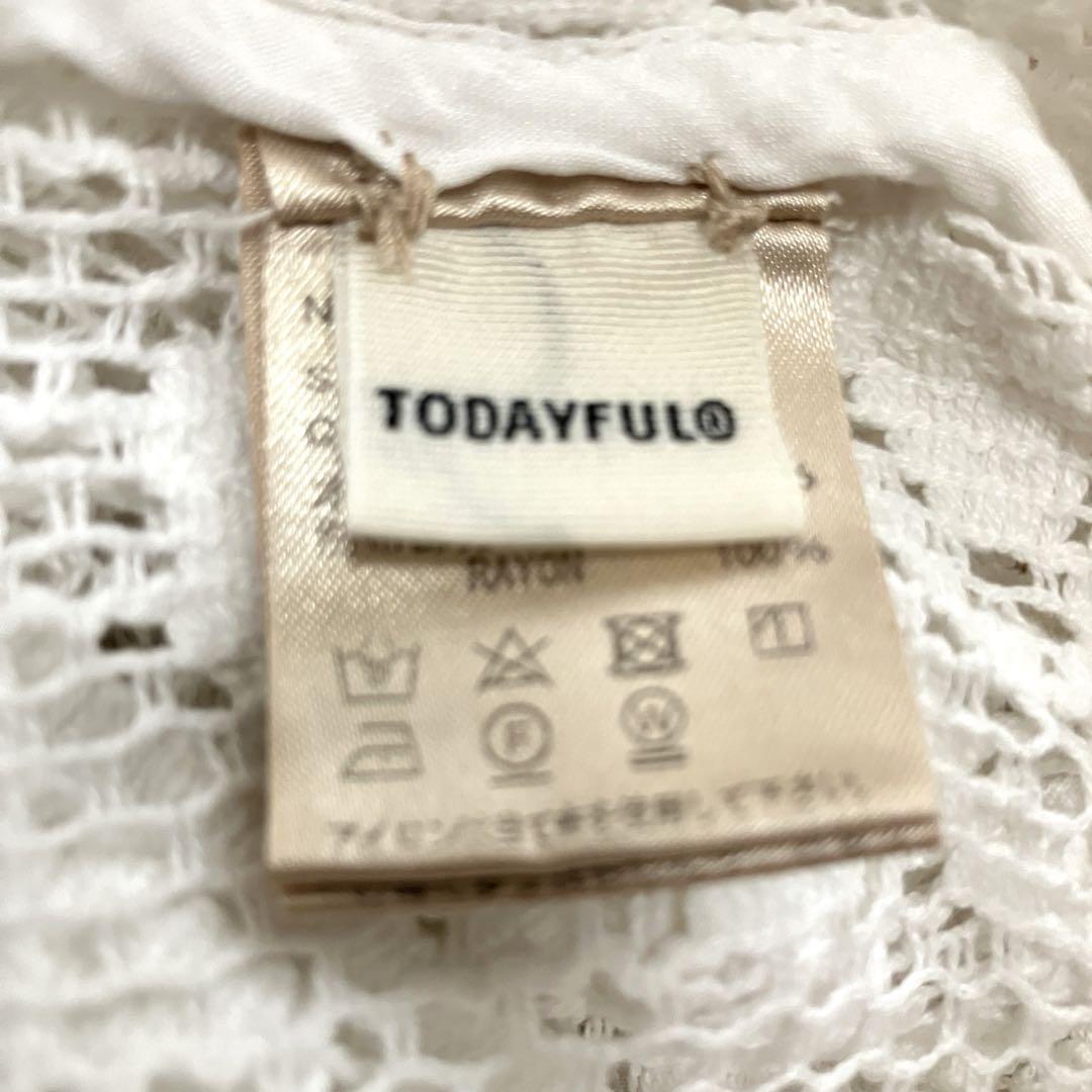 todayful トゥデイフル Block Lace Shirts ホワイト