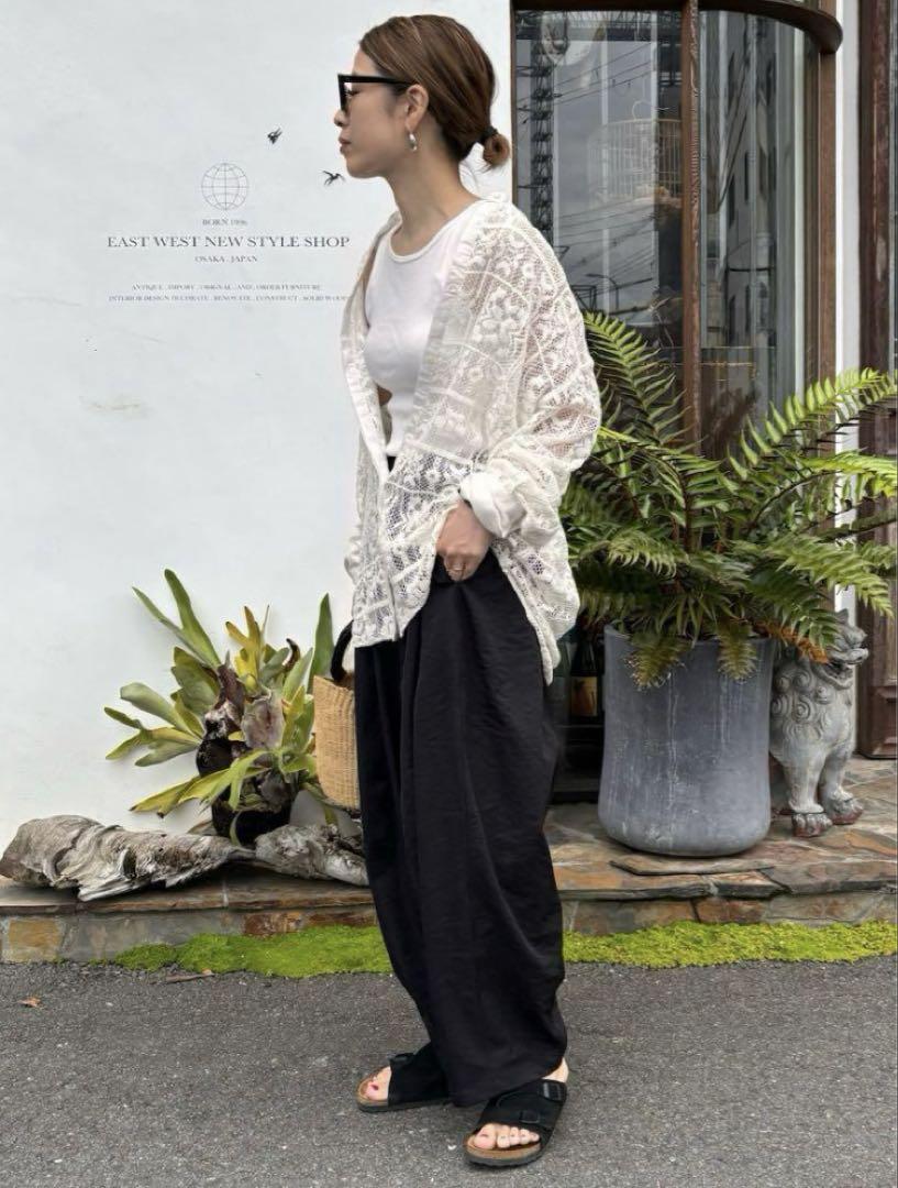 todayful トゥデイフル Block Lace Shirts ホワイト