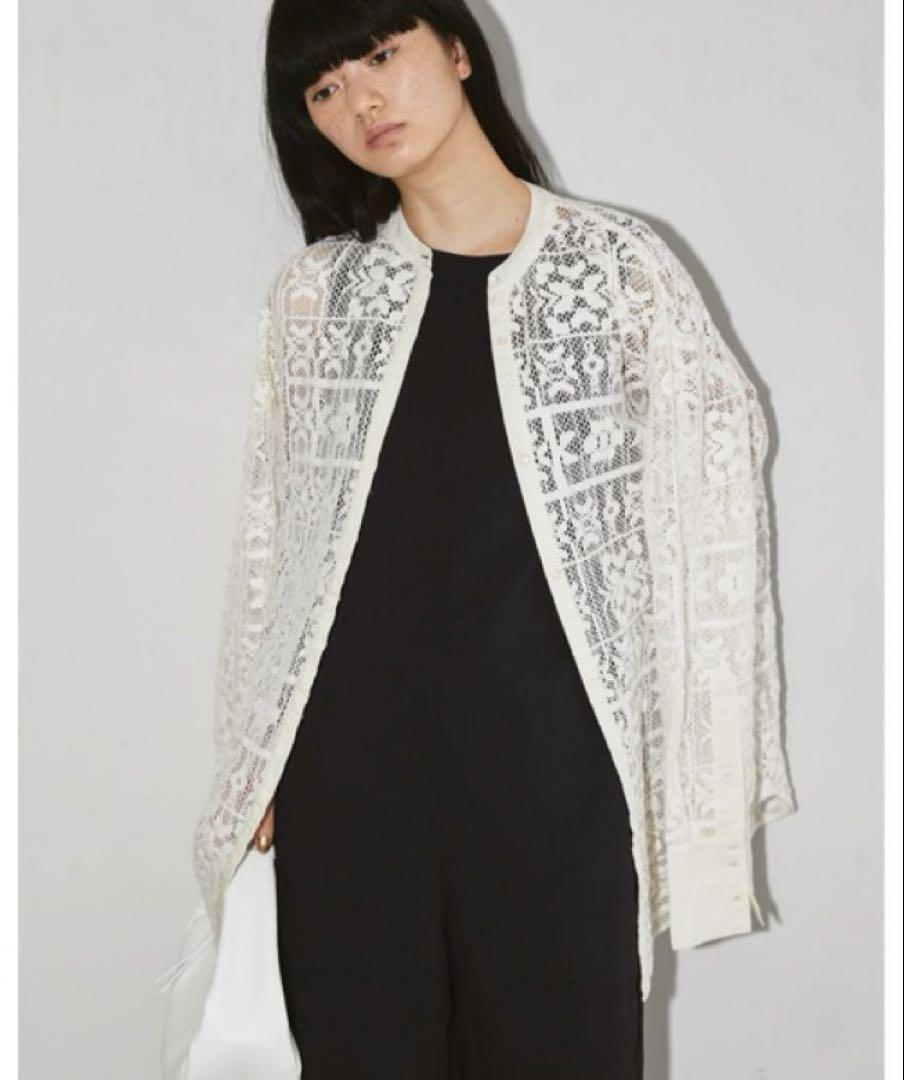 todayful トゥデイフル Block Lace Shirts ホワイト