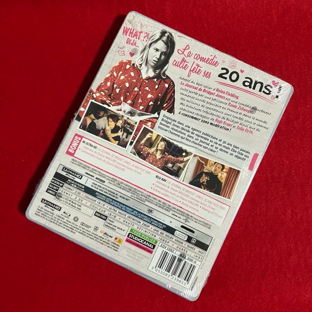『ブリジットジョーンズの日記』4K UHD スチールブック【海外限定版】【新品】