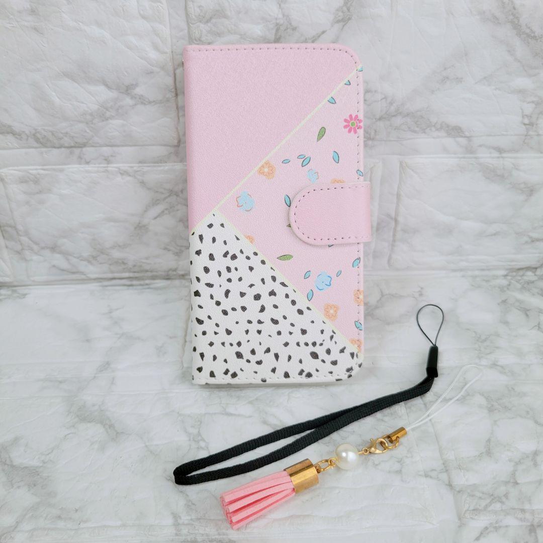 iPhone 6/iPhone 6s 手帳型 スマホケース ストラップ 2本つき