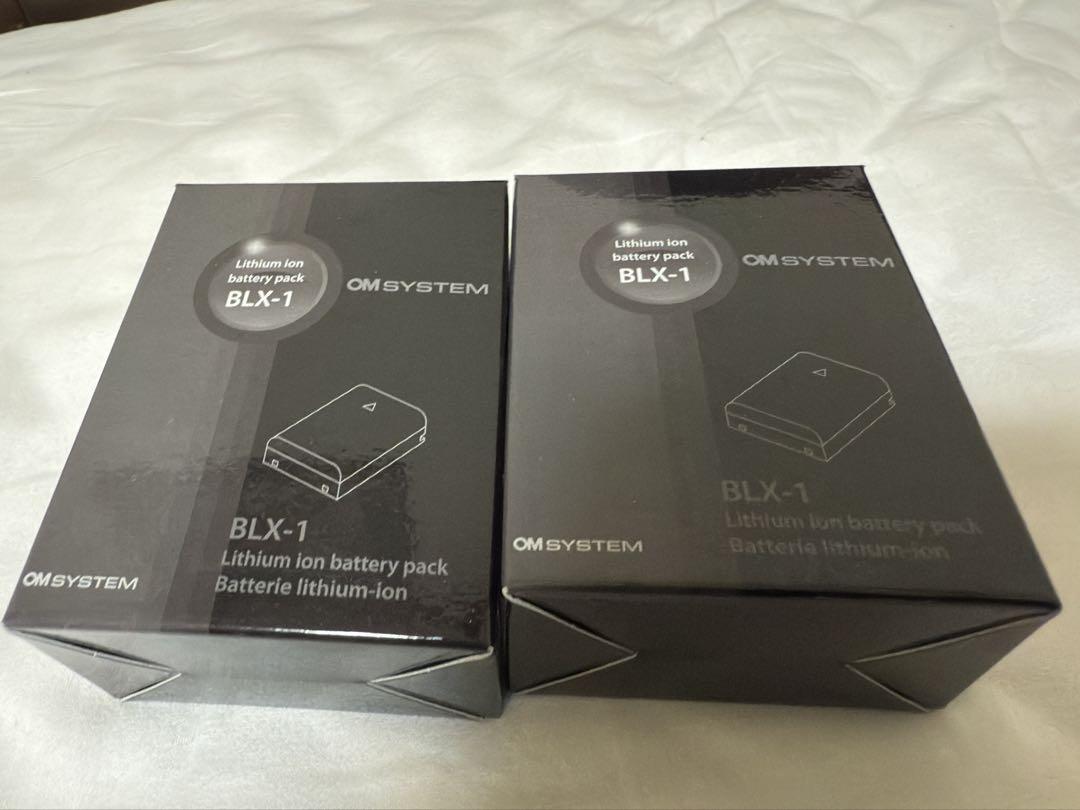 新品‼️ OM SYSTEM BLX-1 バッテリー　2個セット