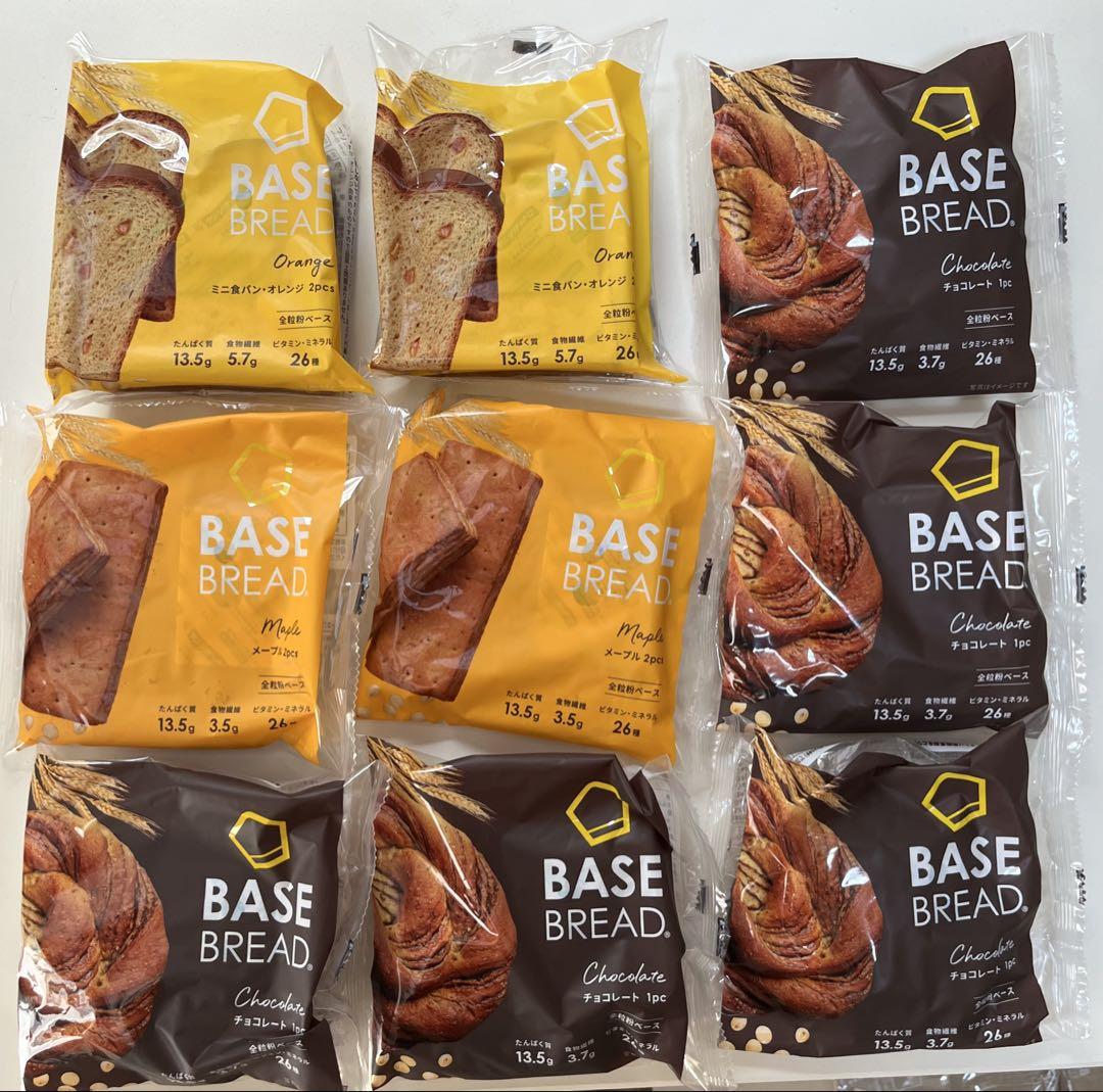 【新品未開封】BASEFOOD ベースブレッド 新品未開封】BASEFOODベースブレッド 6種15袋 ベースフード