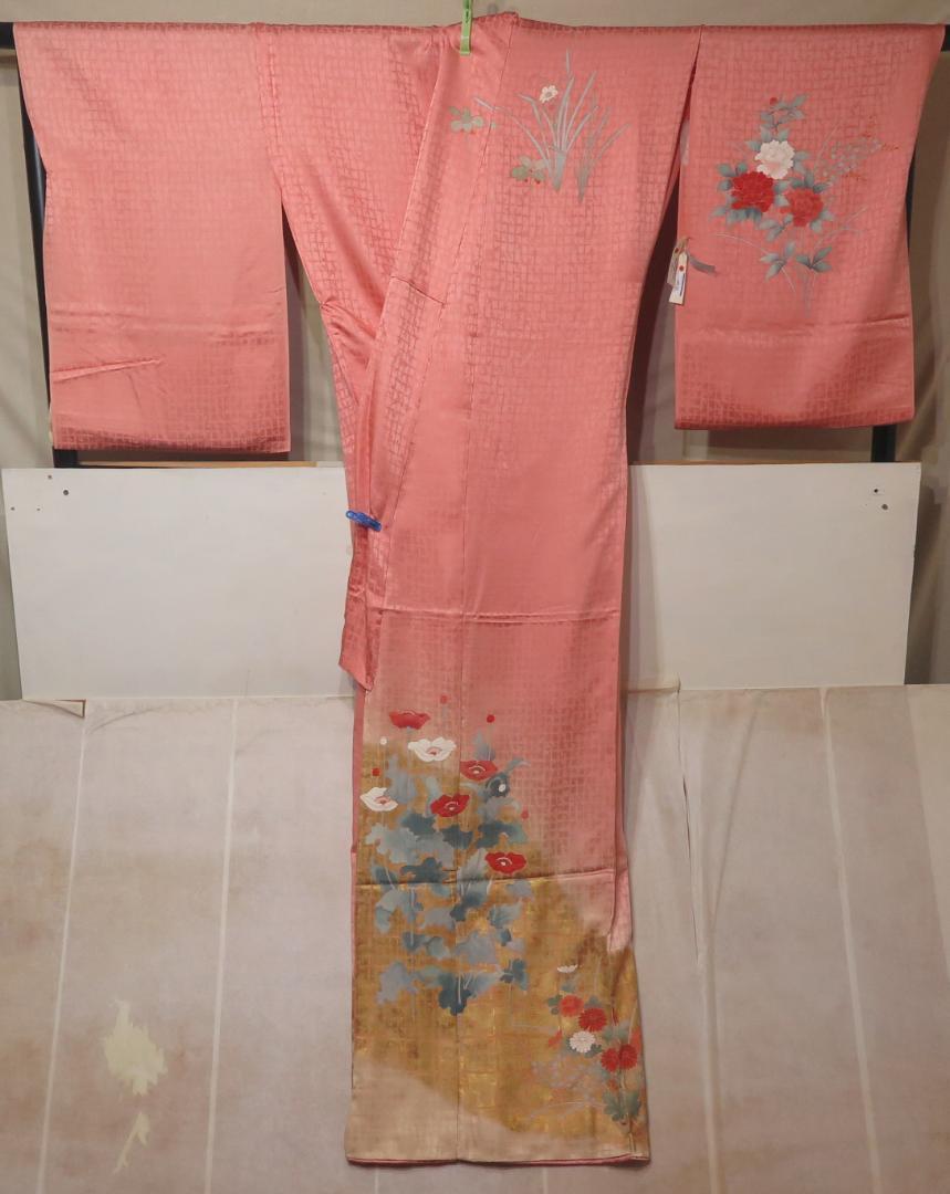 訪問着【6005】金彩 新品 未仕立 正絹 手描京友禅 - www.arayar.com
