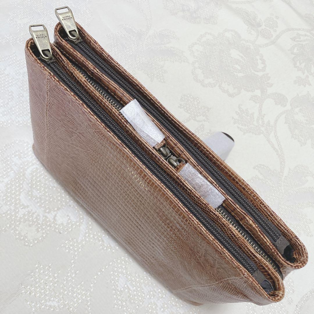 新品タグ付 クロコ型押し 2way ウルティマトーキョー ショルダー