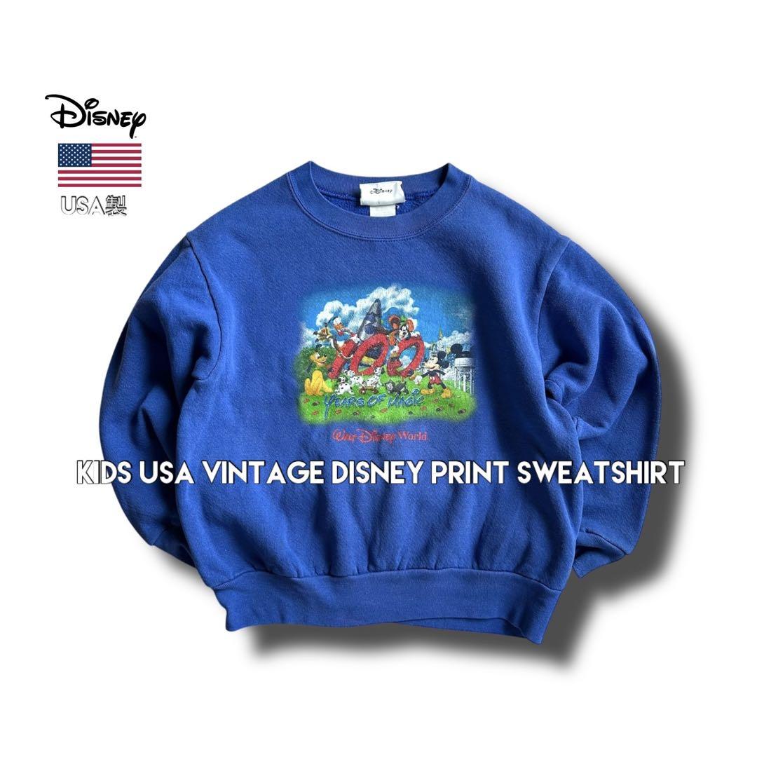 ヴィンテージ ディズニー ミッキー キッズ 古着 USA アメリカ キッズ 古着 90s USA製 Disney Mickey ミッキー キャラクター T