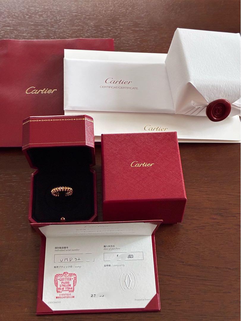 Cartier カルティエ　クラッシュ　リングSM ピンクゴールド