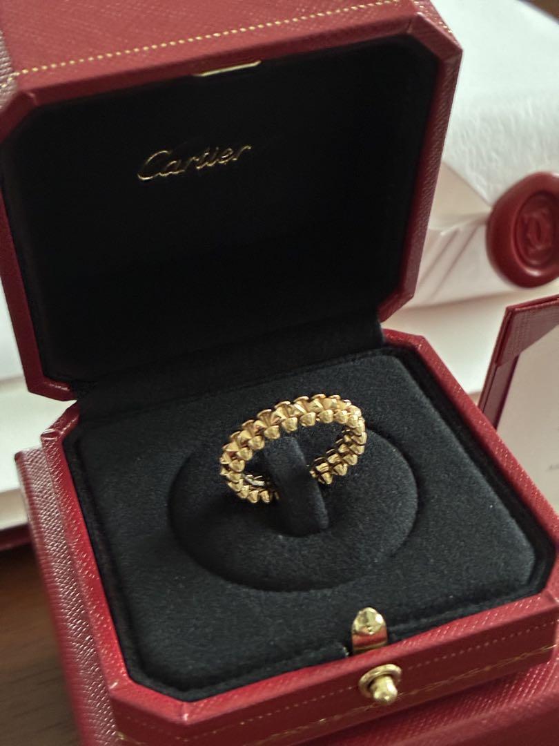 Cartier カルティエ　クラッシュ　リングSM ピンクゴールド