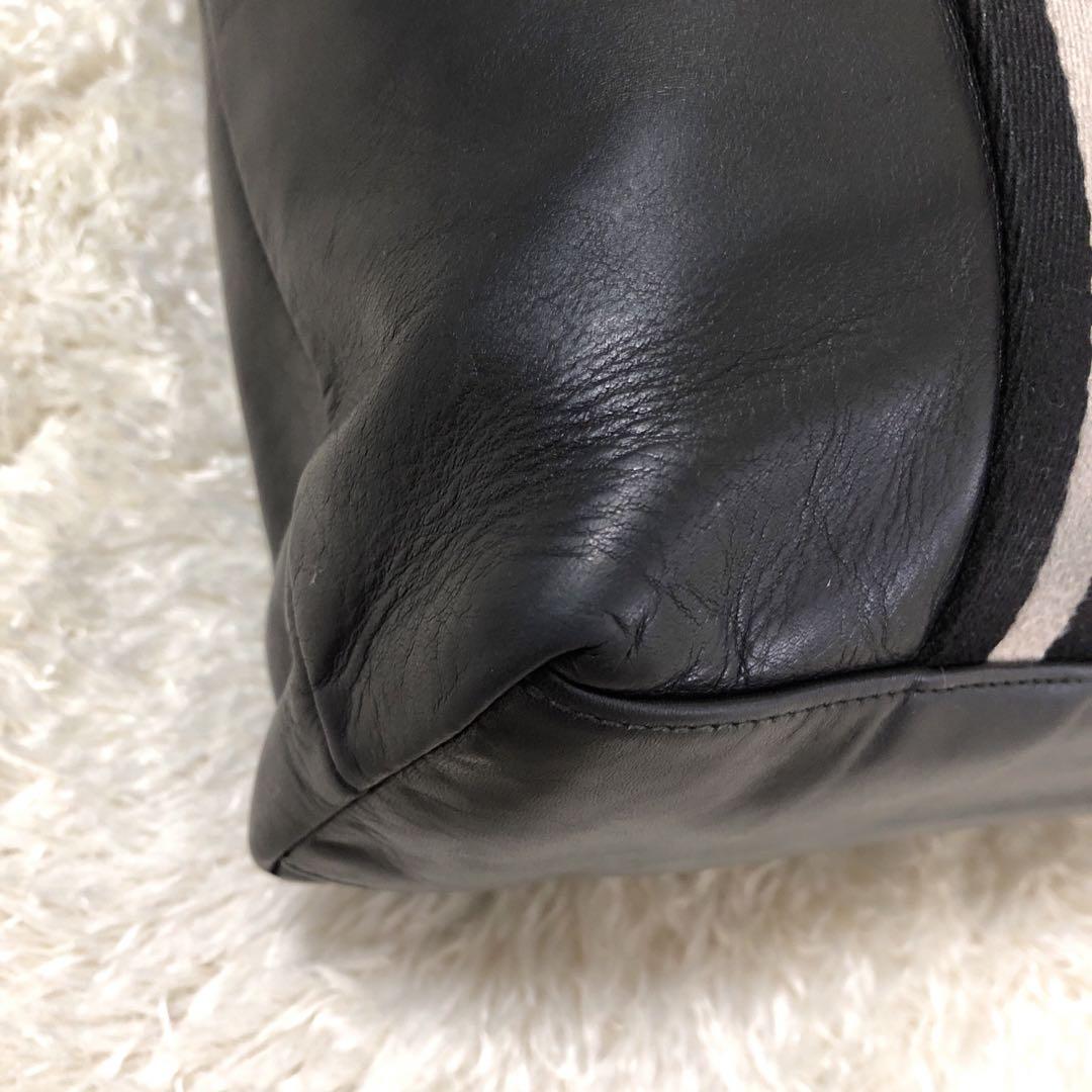 極美品✨バリー 2way トートバッグ A4 トレスポ レザー 黒 最高級 縦