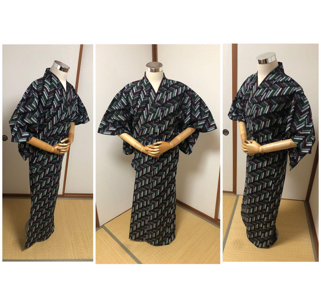 着物　きもの　木綿　絣　単衣　粋　衣装　舞踊　大衆演劇　芝居　和装　浴衣