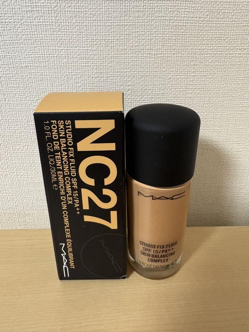 MAC 化粧品　下地　リキッドファンデ　NC27 新品未使用
