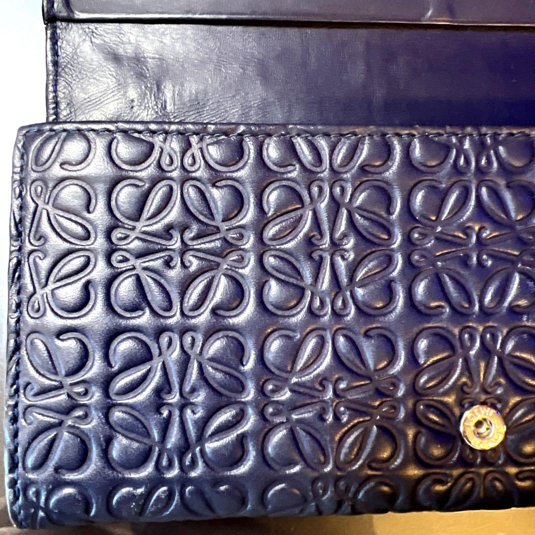【値下げ】LOEWE 財布 ファスナー引手破損