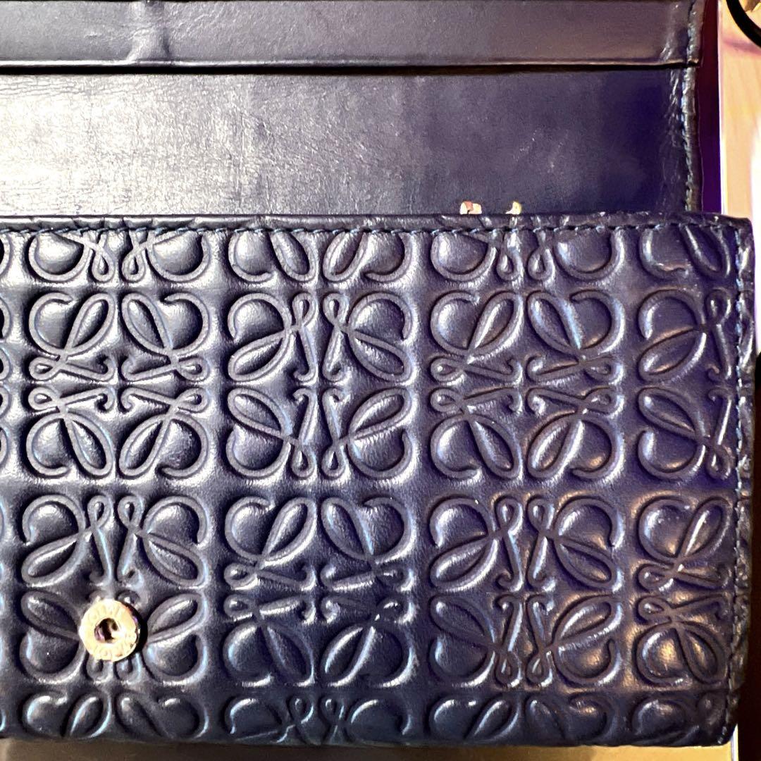 【値下げ】LOEWE 財布 ファスナー引手破損
