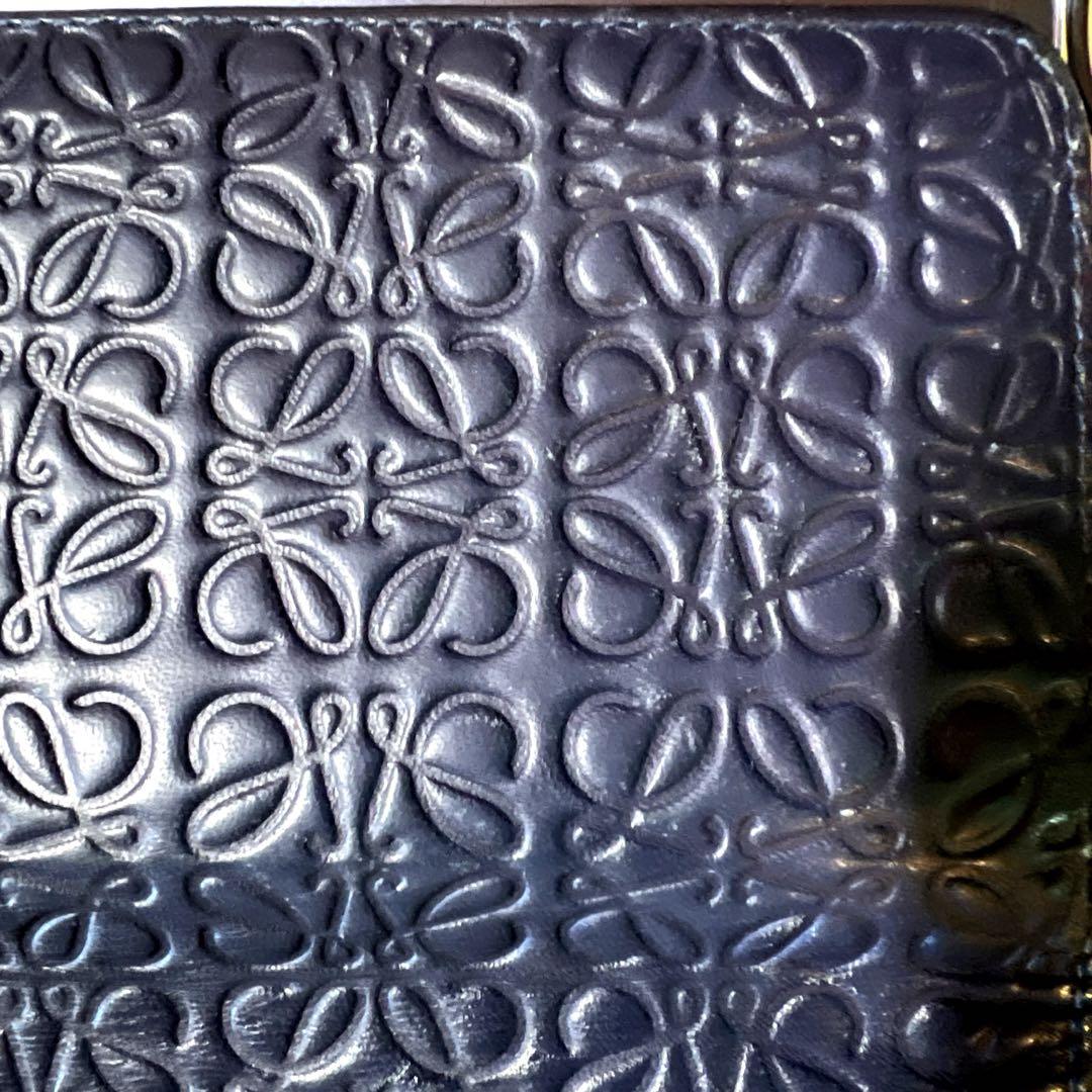 【値下げ】LOEWE 財布 ファスナー引手破損
