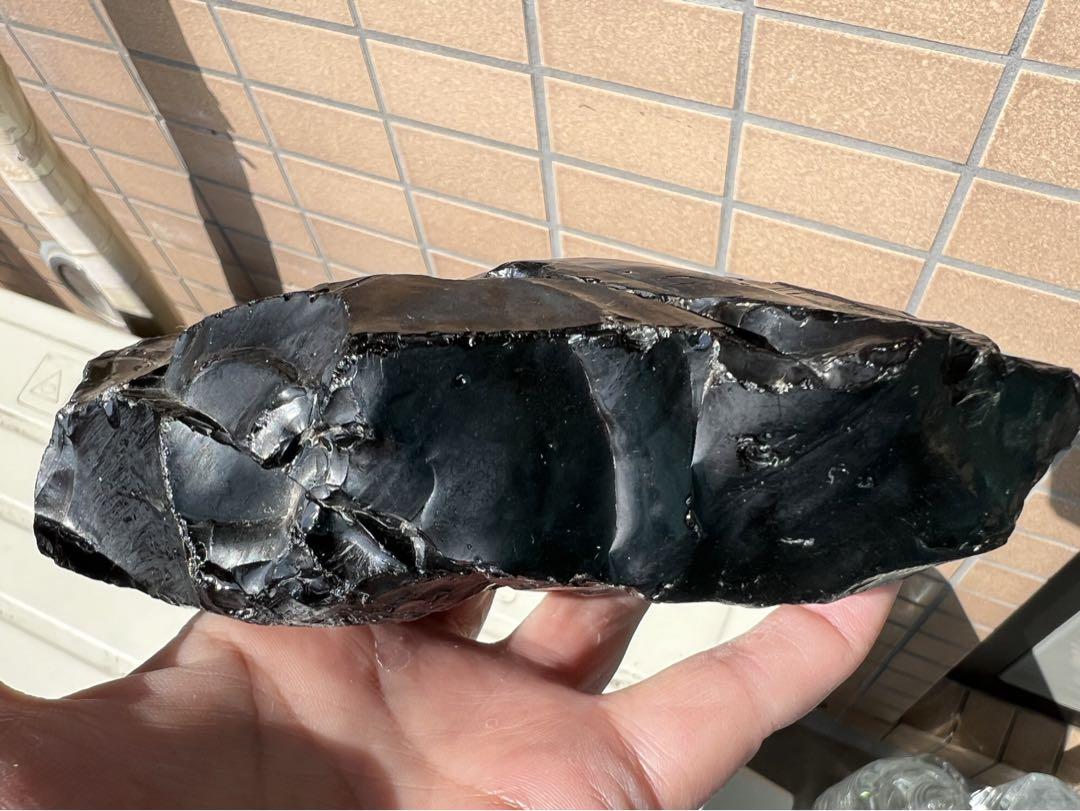 黒曜石(島根県隠岐島産)オブシディアン/大型原石！希少！