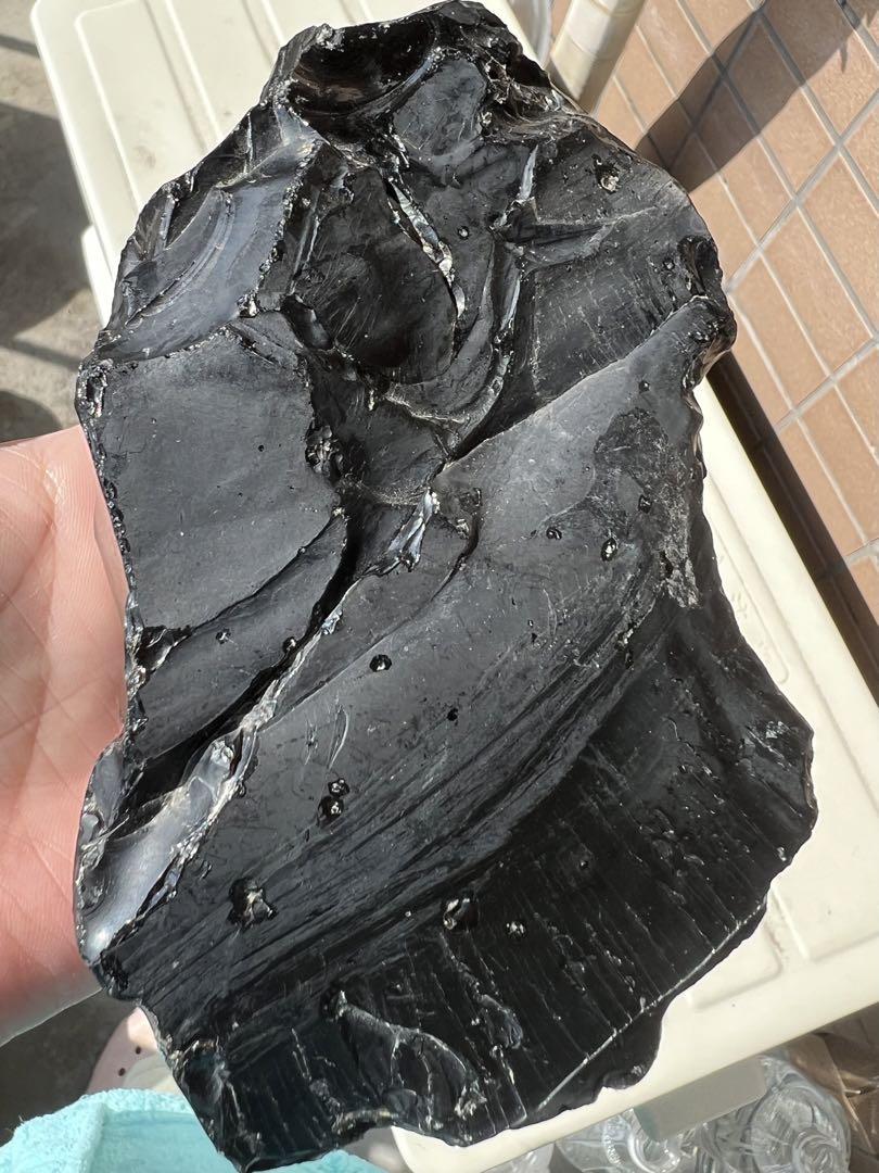 黒曜石(島根県隠岐島産)オブシディアン/大型原石！希少！