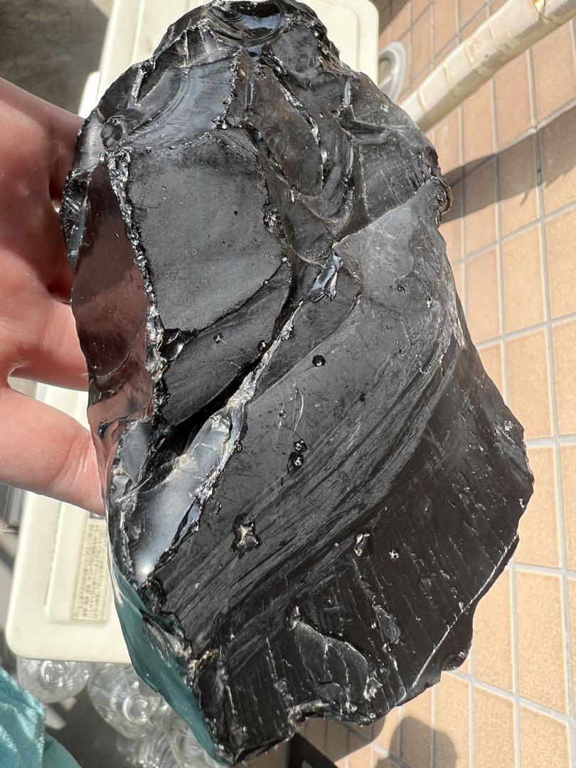 黒曜石(島根県隠岐島産)オブシディアン/大型原石！希少！